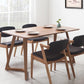 Modern 1/5 Pieces Dining Set Rectangle Wood Dining Table for Living Room Kitchen