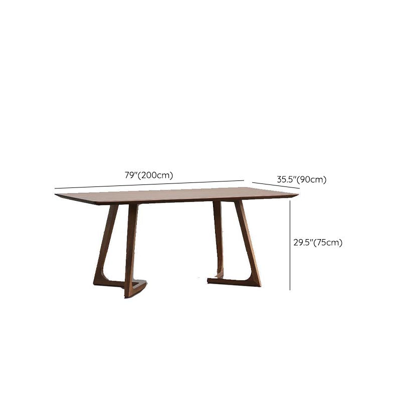 Modern 1/5 Pieces Dining Set Rectangle Wood Dining Table for Living Room Kitchen