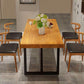 Modern 1/5 Pieces Dining Set Rectangle Wood Dining Table for Kitchen Dining Room Clearhalo 'Dining Room Sets' 'Dining Tables & Seating' 'dining_room_set' 'furn' 'furn_dining_room_set' 'Furniture' 'Kitchen & Dining Furniture' 6146957