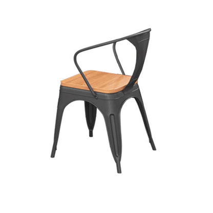 1/5 piezas Juego de comedor de comedor industrial Juego de comedor de madera maciza para uso en el hogar