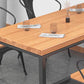 1/5 piezas Juego de comedor de comedor industrial Juego de comedor de madera maciza para uso en el hogar