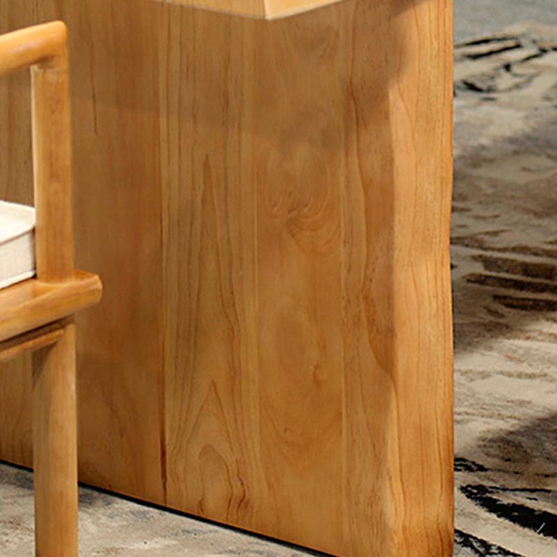 Modern Wood Dining Table Set 1/5 Pieces Dining Set for Home Use Clearhalo 'Dining Room Sets' 'Dining Tables & Seating' 'dining_room_set' 'furn' 'furn_dining_room_set' 'Furniture' 'Kitchen & Dining Furniture' 6147095