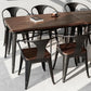 Industrial 1/4/5 Pieces Dining Set Wood Dining Table for Indoor