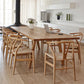 Industrial Solid Wood Dining Table Set 1/9 Pieces Dining Set for Home Use