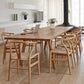 Industrial Solid Wood Dining Table Set 1/9 Pieces Dining Set for Home Use