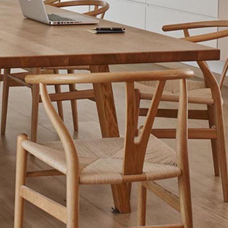Industrial Solid Wood Dining Table Set 1/9 Pieces Dining Set for Home Use