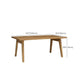 Industrial Solid Wood Dining Table Set 1/9 Pieces Dining Set for Home Use