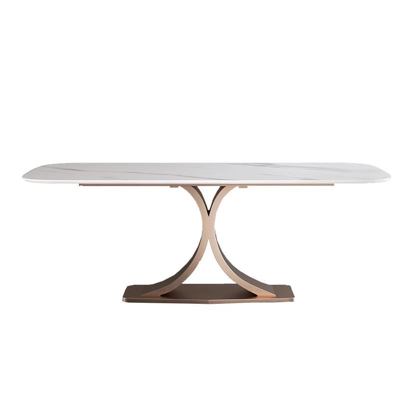 Glam Rectangle Table Set 1/3/4/5/6 Pieces Dining Set for Home Use Clearhalo 'Dining Room Sets' 'Dining Tables & Seating' 'dining_room_set' 'furn' 'furn_dining_room_set' 'Furniture' 'Kitchen & Dining Furniture' 6147157