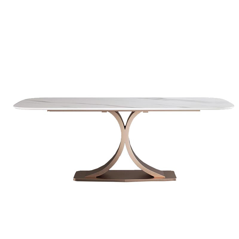 Glam Rectangle Table Set 1/3/4/5/6 Pieces Dining Set for Home Use Clearhalo 'Dining Room Sets' 'Dining Tables & Seating' 'dining_room_set' 'furn' 'furn_dining_room_set' 'Furniture' 'Kitchen & Dining Furniture' 6147163