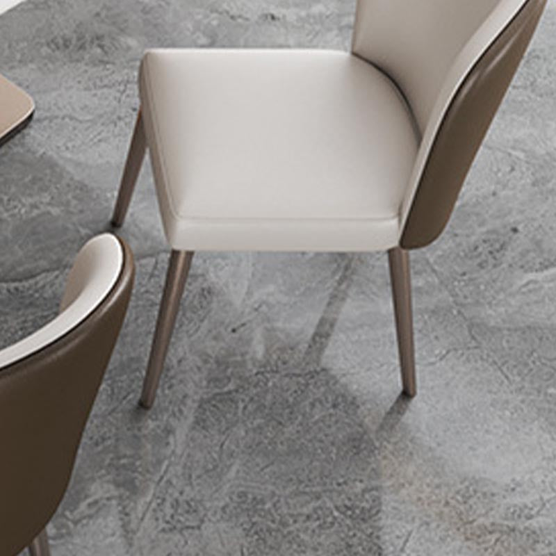 Glam Rectangle Table Set 1/3/4/5/6 Pieces Dining Set for Home Use Clearhalo 'Dining Room Sets' 'Dining Tables & Seating' 'dining_room_set' 'furn' 'furn_dining_room_set' 'Furniture' 'Kitchen & Dining Furniture' 6147169