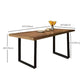 Modern 1/7 Pieces Dining Set Rectangle Wood Dining Table for Dining Room