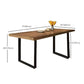 Modern 1/7 Pieces Dining Set Rectangle Wood Dining Table for Dining Room