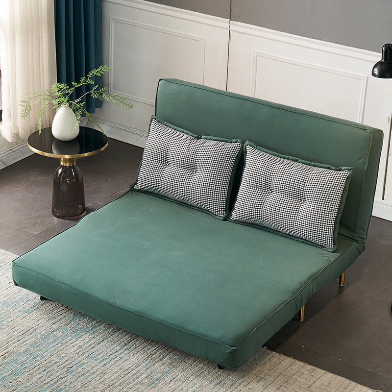 Divani convertibili in finta in pelle in finto 32,67 "divano pieghevole contemporaneo largo contemporanei