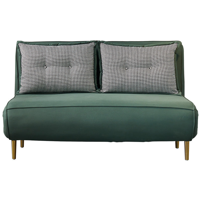 Divani convertibili in finta in pelle in finto 32,67 "divano pieghevole contemporaneo largo contemporanei