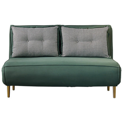 Divani convertibili in finta in pelle in finto 32,67 "divano pieghevole contemporaneo largo contemporanei