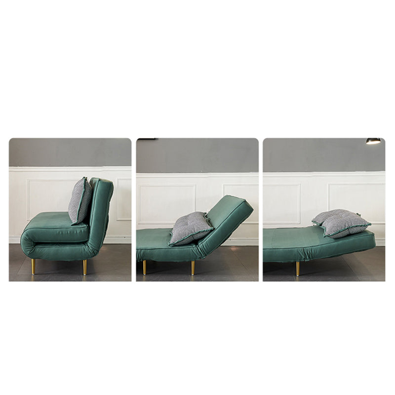 Divani convertibili in finta in pelle in finto 32,67 "divano pieghevole contemporaneo largo contemporanei