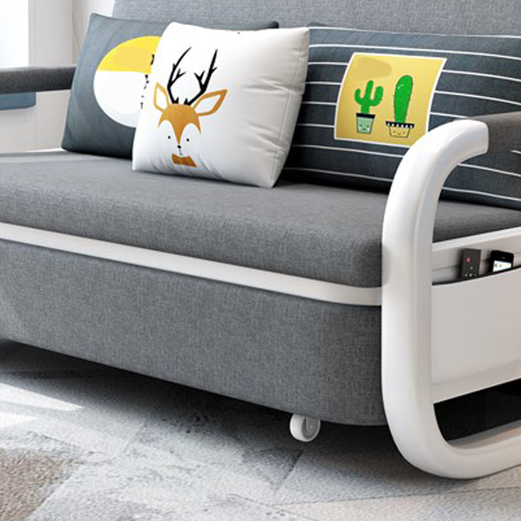 35,43 "divano dormiente largo largo con divano grigio chiaro