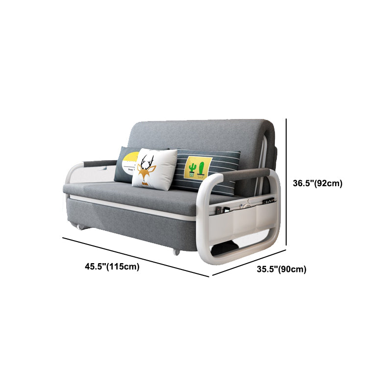 35,43 "divano dormiente largo largo con divano grigio chiaro