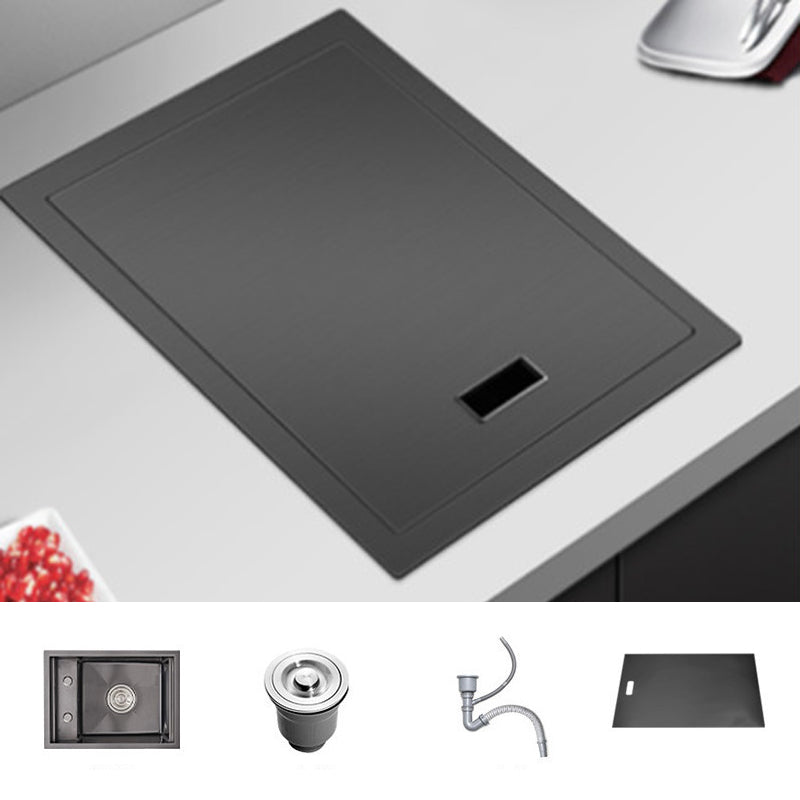 Stainless Steel Sink for Kitchen Drop-In Kitchen Sink with Soap Dispenser 14"L x 18"W x 9"H Sink Only None