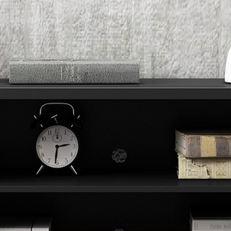 Industriële ijzeren TV-standaard Console Open opslag TV-mediastandaard voor woonkamer