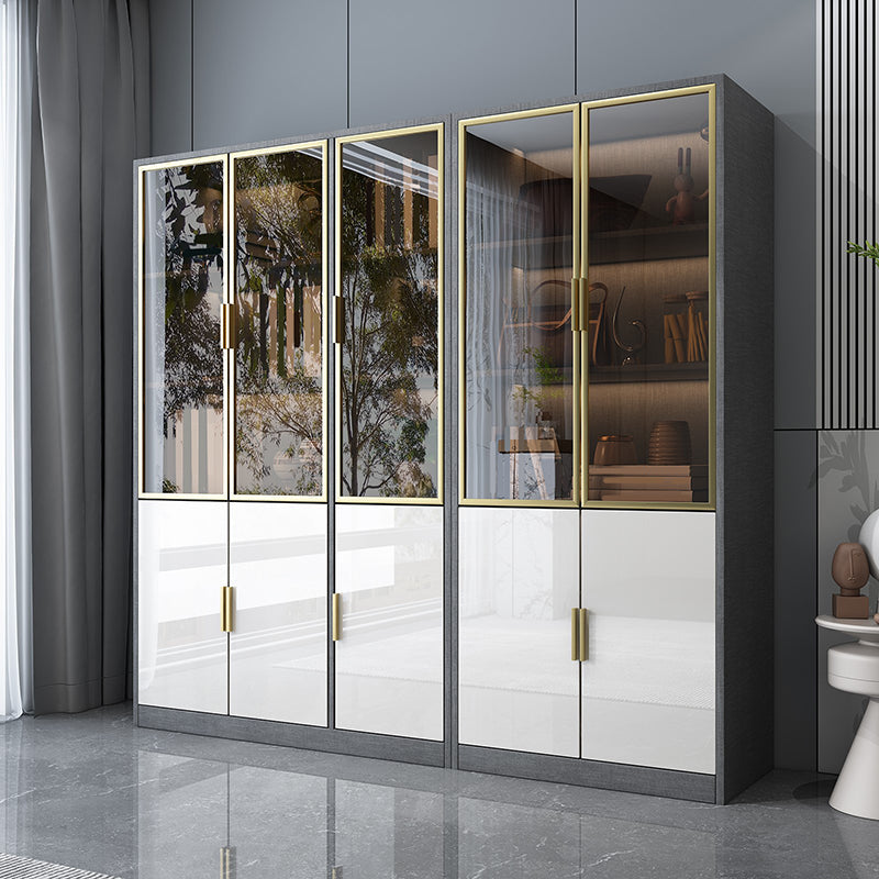 Scandinavian Storage Cabinet Manufactured Wood Display Cabinet for Bedroom Clearhalo 'Display & China Cabinets' 'display_china_cabinets' 'furn' 'furn_display_china_cabinets' 'Furniture' 'Kitchen & Dining Furniture' 6150880