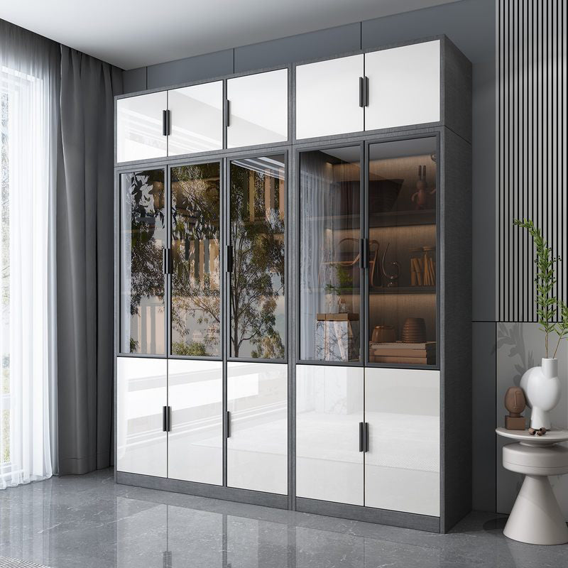 Scandinavian Storage Cabinet Manufactured Wood Display Cabinet for Bedroom Clearhalo 'Display & China Cabinets' 'display_china_cabinets' 'furn' 'furn_display_china_cabinets' 'Furniture' 'Kitchen & Dining Furniture' 6150886