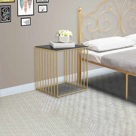 Cabinete moderno de la cama de hierro para el dormitorio, 18 "W x 19.5" H