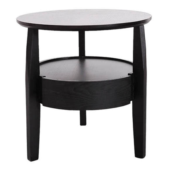 19.69 "Mesa de noche de 1 cortadora de altura gabinete de noche de madera maciza con piernas