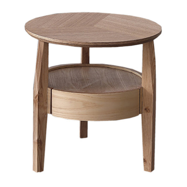 19.69 "Mesa de noche de 1 cortadora de altura gabinete de noche de madera maciza con piernas