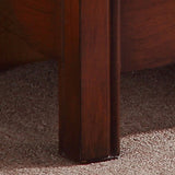 Cofre vertical de cofre de almacenamiento de dormitorio de madera tradicional con 4 cajones