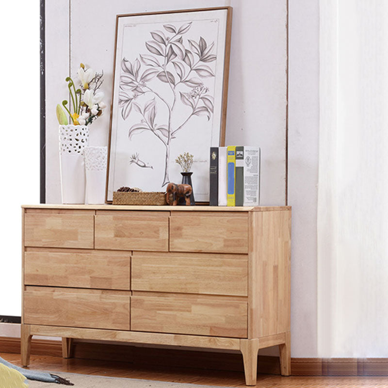 Bedroom Rubber Wood Storage Chest Contemporary Chest with Drawers Clearhalo 'Bedroom Furniture' 'Dressers & Chests' 'dressers_chests' 'furn' 'furn_dressers_chests' 'Furniture' 6151137