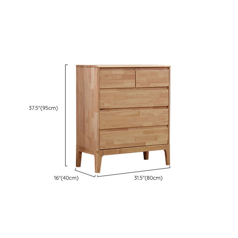 Bedroom Rubber Wood Storage Chest Contemporary Chest with Drawers Clearhalo 'Bedroom Furniture' 'Dressers & Chests' 'dressers_chests' 'furn' 'furn_dressers_chests' 'Furniture' 6151138
