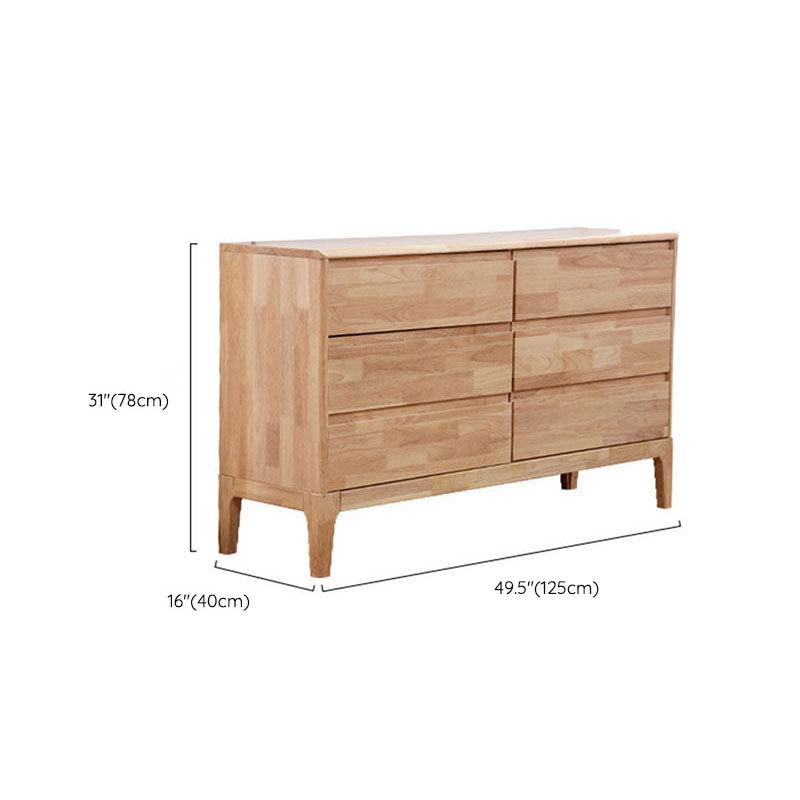 Bedroom Rubber Wood Storage Chest Contemporary Chest with Drawers Clearhalo 'Bedroom Furniture' 'Dressers & Chests' 'dressers_chests' 'furn' 'furn_dressers_chests' 'Furniture' 6151139