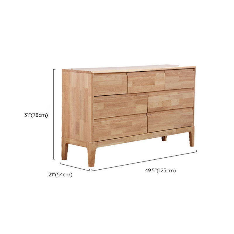 Bedroom Rubber Wood Storage Chest Contemporary Chest with Drawers Clearhalo 'Bedroom Furniture' 'Dressers & Chests' 'dressers_chests' 'furn' 'furn_dressers_chests' 'Furniture' 6151140
