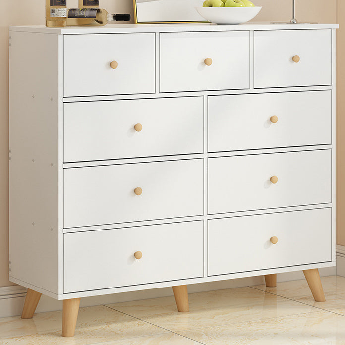 Contemporary Wood Storage Chest Matte Finish Bedroom Dresser 39"L x 16"W x 35"H White Clearhalo 'Bedroom Furniture' 'Dressers & Chests' 'dressers_chests' 'furn' 'furn_dressers_chests' 'Furniture' 6151272