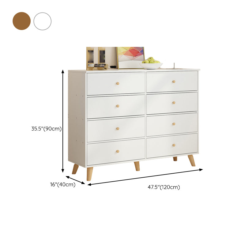 Contemporary Wood Storage Chest Matte Finish Bedroom Dresser Clearhalo 'Bedroom Furniture' 'Dressers & Chests' 'dressers_chests' 'furn' 'furn_dressers_chests' 'Furniture' 6151291