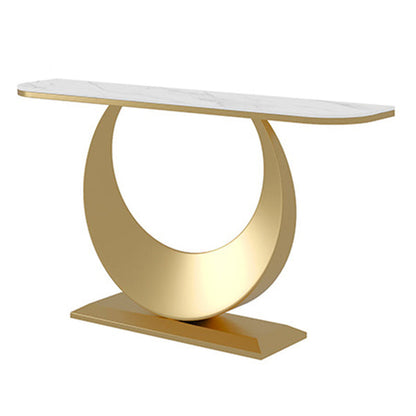 Contemporary Console Accent Table Antique Finish 11.81" W Sofa Console Table