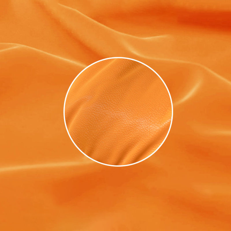 Silla de planeador moderna Silla de cuero de color sólido con cojines