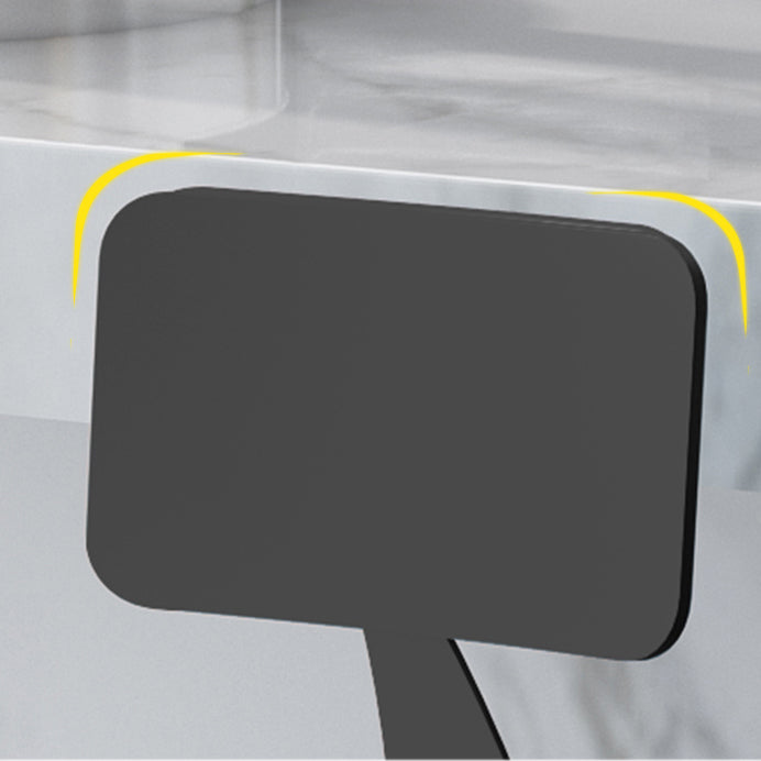 Nordic Armless Backrest Counter Stool Iron Couture Bar Stool with Cushion and Pedal Clearhalo 'Bar Furniture' 'Bar Stools' 'bar_stools' 'furn' 'furn_bar_stools' 'Furniture' 'Kitchen & Dining Furniture' 6152141