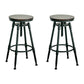 Modern Armless Rotatable Counter Stool Iron Bar Stool with Pedal