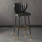 Nordic Style Bar Stool Metal Counter Bar Stool for Restaurant Black 1 Piece Clearhalo 'Bar Furniture' 'Bar Stools' 'bar_stools' 'furn' 'furn_bar_stools' 'Furniture' 'furniture_bar_stools' 'Kitchen & Dining Furniture' 6152423