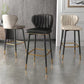 Nordic Style Bar Stool Metal Counter Bar Stool for Restaurant Clearhalo 'Bar Furniture' 'Bar Stools' 'bar_stools' 'furn' 'furn_bar_stools' 'Furniture' 'furniture_bar_stools' 'Kitchen & Dining Furniture' 6152436
