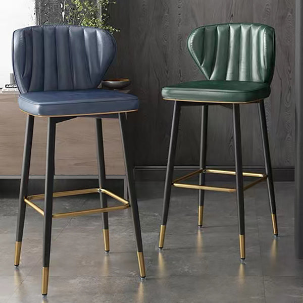 Nordic Style Bar Stool Metal Counter Bar Stool for Restaurant Clearhalo 'Bar Furniture' 'Bar Stools' 'bar_stools' 'furn' 'furn_bar_stools' 'Furniture' 'furniture_bar_stools' 'Kitchen & Dining Furniture' 6152438
