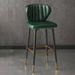 Nordic Style Bar Stool Metal Counter Bar Stool for Restaurant Blackish Green 1 Piece Clearhalo 'Bar Furniture' 'Bar Stools' 'bar_stools' 'furn' 'furn_bar_stools' 'Furniture' 'furniture_bar_stools' 'Kitchen & Dining Furniture' 6152440