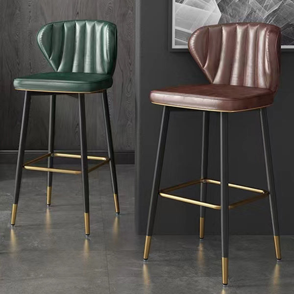 Nordic Style Bar Stool Metal Counter Bar Stool for Restaurant Clearhalo 'Bar Furniture' 'Bar Stools' 'bar_stools' 'furn' 'furn_bar_stools' 'Furniture' 'furniture_bar_stools' 'Kitchen & Dining Furniture' 6152444