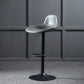 Scandinavian Adjustable Height Bar Stool Faux Leather Footrest Bar Stool Grey 1 Piece Clearhalo 'Bar Furniture' 'Bar Stools' 'bar_stools' 'furn' 'furn_bar_stools' 'Furniture' 'Kitchen & Dining Furniture' 6152562
