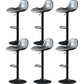 Scandinavian Adjustable Height Bar Stool Faux Leather Footrest Bar Stool Grey 6 Piece Set Clearhalo 'Bar Furniture' 'Bar Stools' 'bar_stools' 'furn' 'furn_bar_stools' 'Furniture' 'Kitchen & Dining Furniture' 6152567