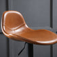 Scandinavian Adjustable Height Bar Stool Faux Leather Footrest Bar Stool Clearhalo 'Bar Furniture' 'Bar Stools' 'bar_stools' 'furn' 'furn_bar_stools' 'Furniture' 'Kitchen & Dining Furniture' 6152573