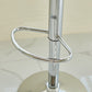 Plastic Adjustable Height Bar Stool Modern PU Upholstered Stool with Footrest