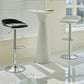 Plastic Adjustable Height Bar Stool Modern PU Upholstered Stool with Footrest